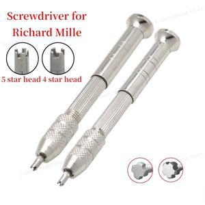 스테인리스강 프리미엄 시계 도구  리차드 밀 워치 4 5 클로 커버 오프너  스크루드라이버  RM 스트랩 수리