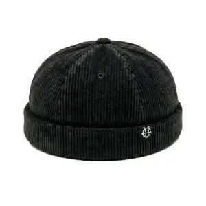 [에잇볼륨] 숏비니 코듀로이 골덴 와치캡 블랙