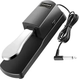 야마하 카시오 롤랜드 전자 키보드 디지털 피아노 등에 적합한 쿠택 유니버설 서스테인 페달