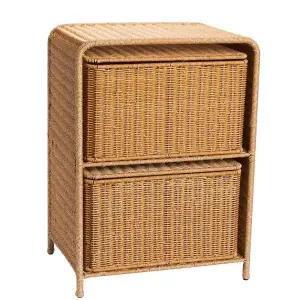 라탄 코너 수납장 선반 손잡이 옆 슬림 공간 사이드 정리함 사물함 캐비닛