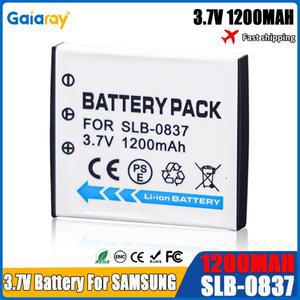 SLB-0837 SLB 0837 카메라 배터리 3.7V 1200mAh 삼성 호환 L201 L83T NV15 NV8 I50 L60 NV3 NV7 용 충전식