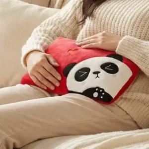 한양 팬더 충전식 온수 찜질기 전기 온열 찜질팩 파우치형