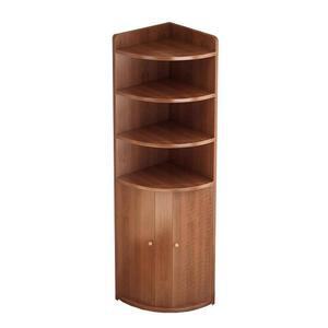 코너 수납장(181 30cm 투명 그레이)