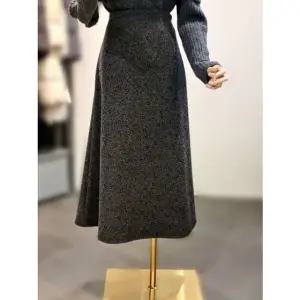 [갤러리아] ab.f.z 레오파드 A라인 스웨이드 롱스커트 ACA1HS37A