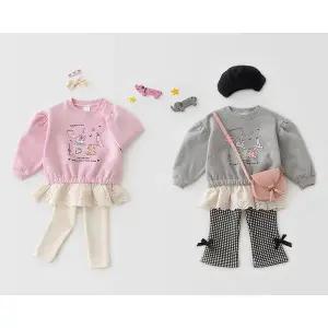 [베베르망] (아동)곰이랑케이트맨투맨[티셔츠BFKK463A]