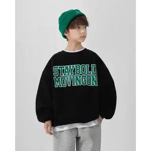 [리틀브로] (아동)무빙온기모맨투맨[티셔츠BFLA25A]