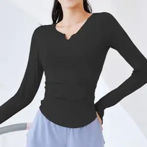 [하프클럽/]스판 여성 티셔츠 운동복 요가복 상의 긴팔 티셔츠