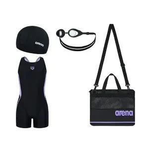 아레나 생존수영키트 라이풀 여아 3부 반신 4종세트 AYAG1PG31