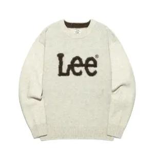 LEE 부클 빅 트위치 로고 니트 B1 LE2503KT02 BE LG BL CL PI