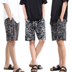 남자 쿨팬츠 까실이5부 남성 쿨바지 밴딩 아이스 몸빼 빅사이즈 여름 잠옷 작업복 하의