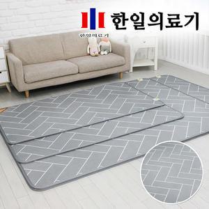 한일의료기 전기매트 거실 전기장판 바닥 헤링본 온열 모노륨 온돌마루 카페트매트