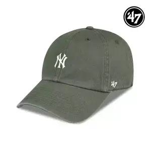 47브랜드 뉴욕 양키스 NY 스몰 로고 MLB 엠엘비 볼캡 야구 모자 모스 B-BSRNR17GWS-MSA