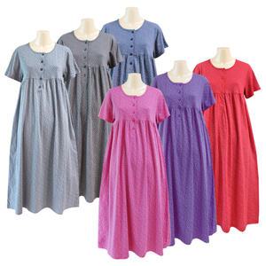 [애나스] EM2111 잔꽃반팔원피스 여성잠옷파자마