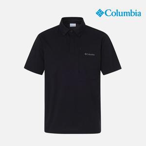 [컬럼비아]남성 히든 버튼 포켓 카라티셔츠_블랙(C62-YMD615)