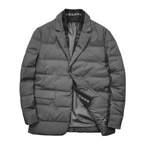클래식 남성 겨울 패딩 정장 마이 자켓 덕다운 패딩자켓 오리털 방수 2컬러