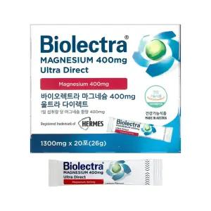 바이오렉트라 마그네슘 400 울트라 다이렉트 1300mg x 20포 1개 / 써클