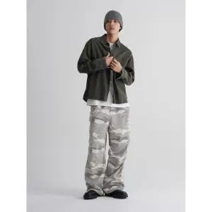 [에잇세컨즈] 스톤워싱 트윌 셔츠  올리브 (265964AY2J)