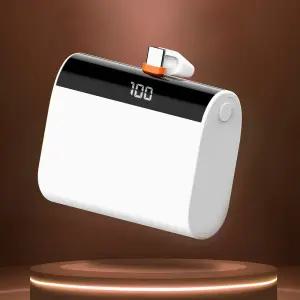 라이톰 라이트핏 휴대용 기내반입가능 LCD 고속충전 도킹형 보조배터리 거치대 대용량 10,000mAh C타입