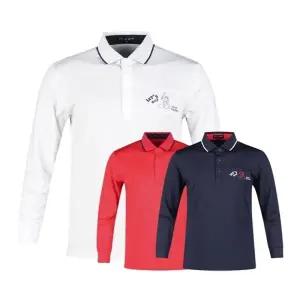 보스케 남성 가을 골프웨어 골프 카라티 긴팔 티셔츠 LB25102135