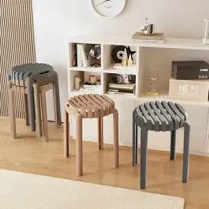 심플디자인 야외 스툴 플라스틱 원형 라운지 빠 체어 카페 야외 간이 보조 의자 소품진열대