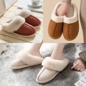 털실내화 겨울 실내슬리퍼 층간소음 룸슈즈 여성 거실 실내용 사무실 학교 병원 방한화 털신