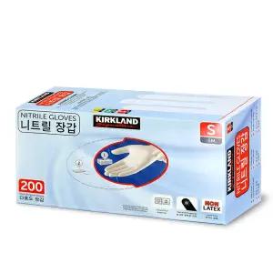 커클랜드 니트릴 장갑 200매 1개 (S)