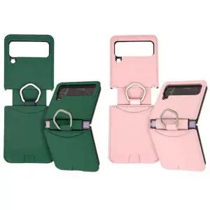 Z플립3 힌지커버 BBG소가죽링 케이스 Z플립3가죽포켓 제트플립3가죽케이스 Z플립3카드지갑 ZFLIP3카드지갑