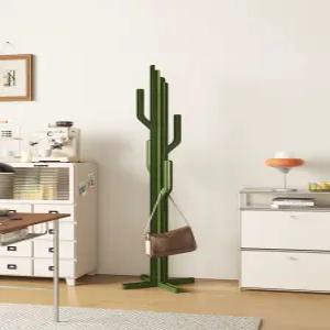 북유럽 스타일 선인장 디자인 스탠드 옷걸이 거실 침실 행거 인테리어
