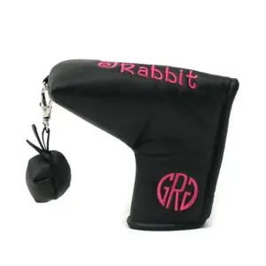 투딘골프 일자 퍼터 커버 헤드 골프 채 클럽 블랙핑크 BNS