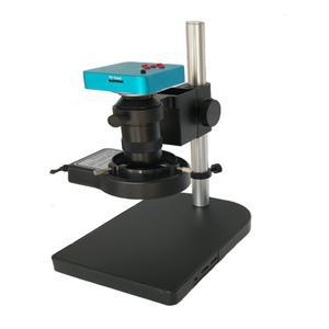 USB 디지털 비디오 현미경 카메라 휴대폰 마더보드 수리 키트 130X 줌 돋보기 렌즈 38MP V6 FHD 블루 전자