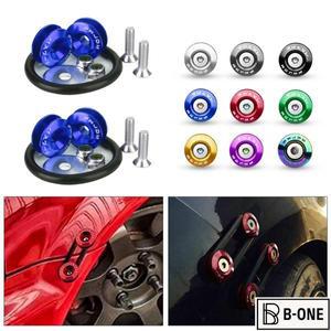 알루미늄 퀵 릴리즈 패스너 프론트 범퍼 클립 고정 커버 서라운드 버클 유니버설 자동차 부품 커플러