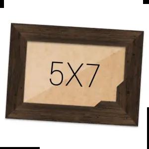 슬림액자 사진액자 (슬림월넛) 탁상벽걸이 5x7