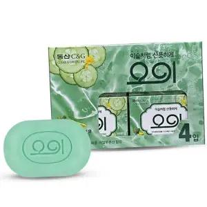 세안 비누 순한 약산성 천연 오이 비누 히알루론산 온가족 클렌징 욕실 샤워 바디 거품