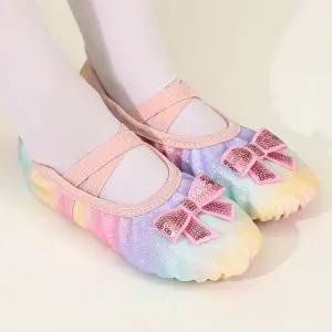 [삐에아떼르] 0576 H 레인보우 리본슈즈 + 슈즈파우치