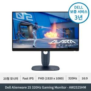 Dell 에일리언웨어 AW2525HM IPS FHD 1ms 320Hz 25형 게이밍 모니터