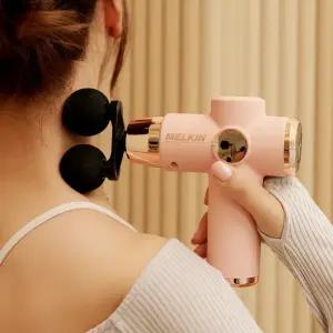 [리퍼상품]멜킨 어썸 미니 전동 마사지건 어깨 목 휴대용 소형 마사지기