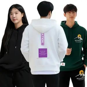 3+1 M~5XL F/W신상 후드티 집업 맨투맨 커플티 기모 빅사이즈 패밀리룩 티셔츠 트레이닝바지
