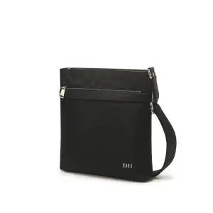 [롯데백화점]닥스 액세서리 [쇼핑백동봉]블랙 가죽 체크배색 크로스백 DBBA1E679BK