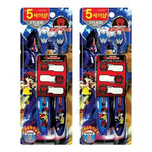 자일리키드 터닝메카드 어린이 칫솔 2개입 X 2개