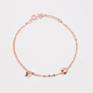 14k 나비 하트 체인 팔찌 OPPEB5341