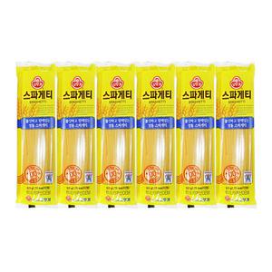오뚜기 스파게티 500g 6개 터키산 파스타 면