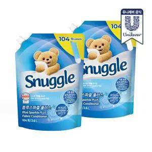 스너글 섬유유연제 블루스파클 2.6L 2개