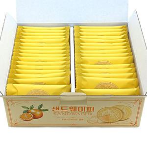 위드쿡 감귤 샌드웨이퍼 60개입(30개 x 2상자)