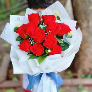 비누꽃 꽃다발 졸업식 기념일꽃선물 11송이 장미꽃다발 3_엔드레스레드_C-1