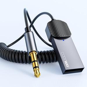 [코드웨이] 차량용 블루투스 리시버 AUX 오디오 동글이