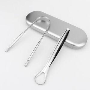 [영그린]스텐 혀클리너 입냄새 설태 백태제거기 2종