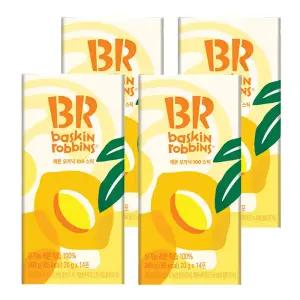 [내일도착] 배스킨라빈스 유기농 레몬즙 100% 4박스 (20gx56포)