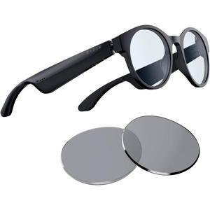 레이저 Anzu 스마트 안경: 블루라이트 필터링 및 편광 선글라스 렌즈 - 저지연 오디오 내장 마이크 스피커