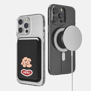 아이폰 16E 15 갤럭시 S25 24 메로하트 카드지갑 맥세이프 투명 젤하드케이스 FIX