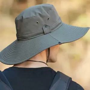 남성 넓은챙 사파리 모자 등산 스포츠 방수 캡